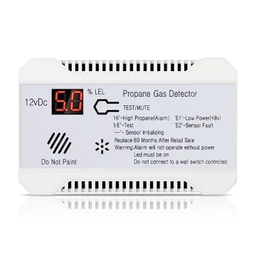 WELLUCK RV Propane Detector with Loud 85dB Alarm