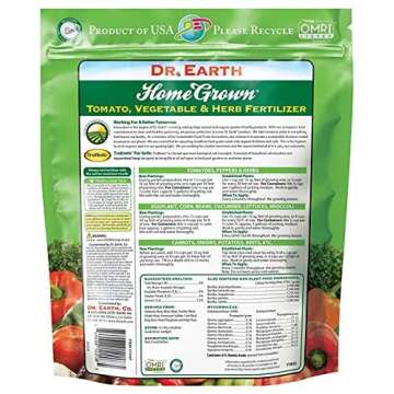Dr. Earth Organic 5 Tomato, Vegetable & Herb Fertilizer Poly Bag