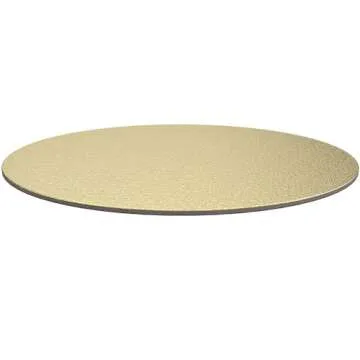 WANBAO Gold Cake Boards - 8 Inch Durable Baking Circles