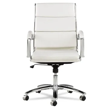 Alera Neratoli Mid-Back Slim Faux Leather Office Chair
