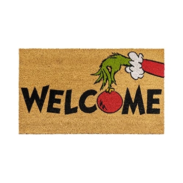 Gertmenian Disney Doormat Rug & Grinch Welcome Mat 2-Pack