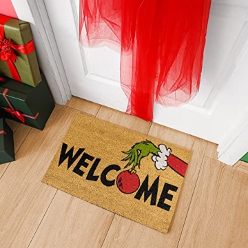 Gertmenian Disney Doormat Rug & Grinch Welcome Mat 2-Pack