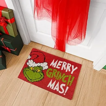 Gertmenian Disney Doormat Rug & Grinch Welcome Mat 2-Pack