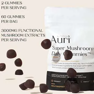 Auri Super Mushroom Gummies - Daily Health Support