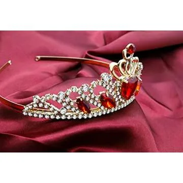 Descendants 4 Gold Tiara Jewelry Set for Evie Fans