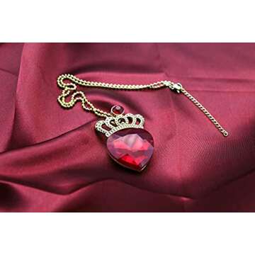 Descendants 4 Gold Tiara Jewelry Set for Evie Fans