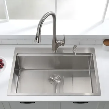 VOKIM 33 Inch Stainless Steel Kitchen Sink Workstation