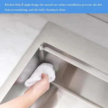 VOKIM 33 Inch Stainless Steel Kitchen Sink Workstation