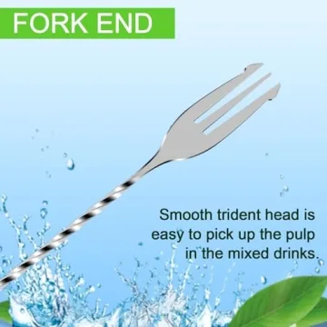 BRIOUT Stainless Steel Bar Spoon Set - 12"