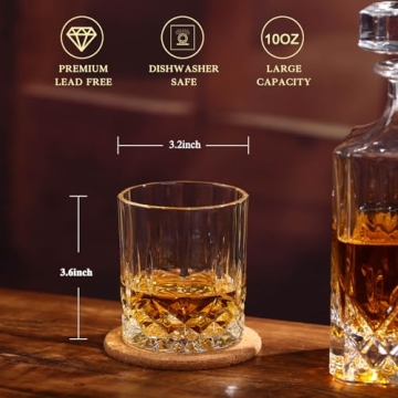 Premium Whiskey Glasses & Ice Ball Molds Set - Unique Gift