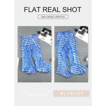 Glitter Sequin Wide Leg Pants for Women – BLENCOT