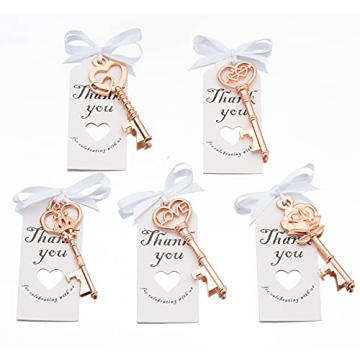 50PCS Key Bottle Openers,Vintage Key Bottle Opener,Wedding Favors or Bridal Shower Party Return Gift...