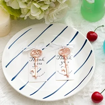 50PCS Vintage Key Bottle Openers Wedding Party Favors