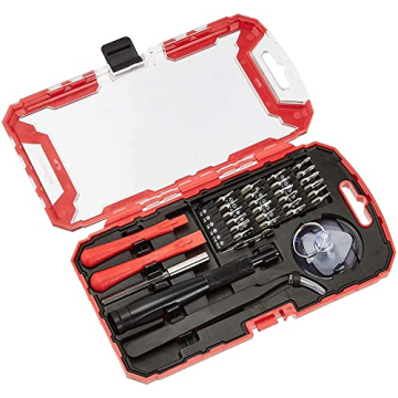 32-Piece Electronics Repair Screwdriver Set - Red