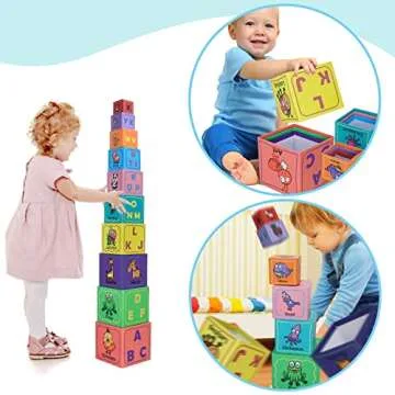 COGO MAN Nesting and Stacking Blocks for Toddlers