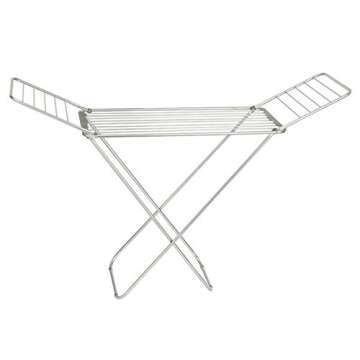 mDesign Expandable Drying Rack - Collapsible Laundry Solution