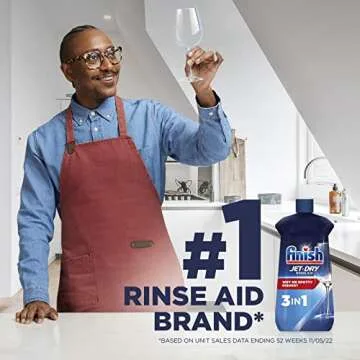Finish Jet Dry Rinse Aid 8.45 Ounce for Spotless Shine