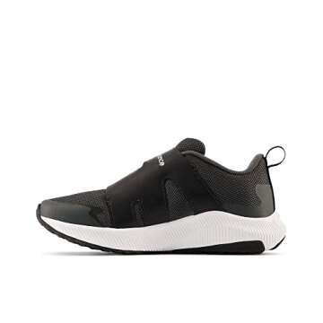 New Balance Boy's Dynasoft Reveal V4 Boa, Blacktop/Black/Silver Metallic, 7 Big Kid