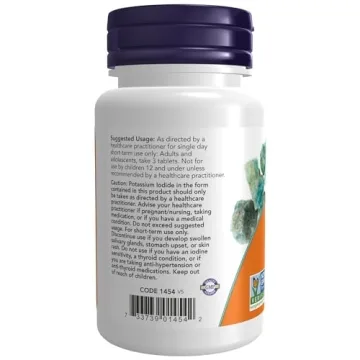 NOW Foods Potassium Iodide 30 mg Supplement for Healthy Living