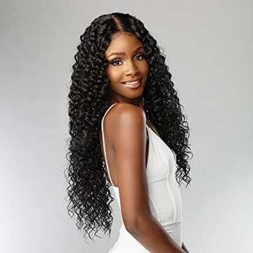 Sensationnel Human Hair Blend HD Lace Front Wig Butta Lace Bohemian 28" (2)