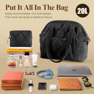 Bagstash Puffer Tote - Stylish and Functional Tote Bag