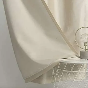 GYROHOME Faux Silk Blackout Curtains for Elegant Living Spaces