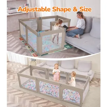Dripex Foldable Baby Playpen for Safe Play Anytime