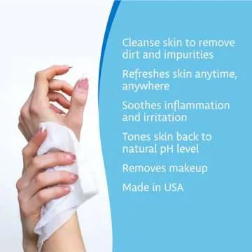 The Pharma-C Company Witch Hazel Wipes [40 Wipes] - Daily Toner & Astringent Cleansing Cloths For Face