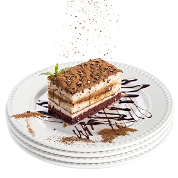 Elegant Wareland Embossed Salad Plates Set of 4