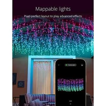 Twinkly Icicle LED Christmas Lights with App Control