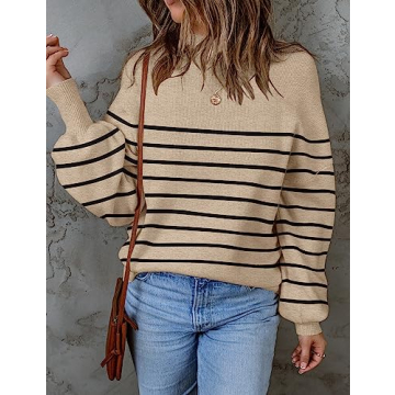 Chic ZESICA Fall Turtleneck Sweater for Women