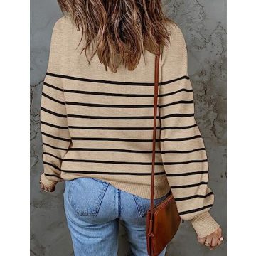 Chic ZESICA Fall Turtleneck Sweater for Women