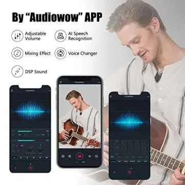 SabineTek AudioWow Bluetooth Microphone - Compact & Versatile