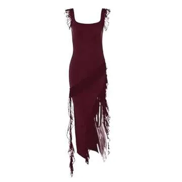 Elegant Ecirod Maxi Dress with Backless Design and Slit