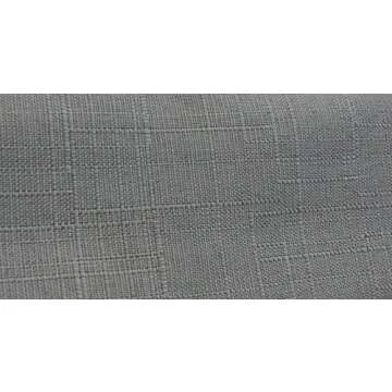 Homelife Queen Platform Bed frame with Light Grey Linen Upholstery Modern 51" Tall Headboard - Sturdy Wood Slat Support Design No Box Spring Required