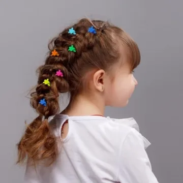 Colorful 50 Pcs Mini Hair Clips for Kids and Adults