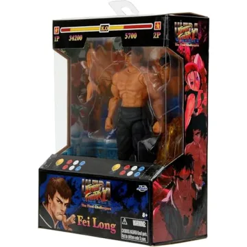 Street Fighter II Fei Long Action Figure For Kids & Collectors