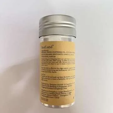 BestLand Hair Wax Stick Long-Lasting Hold and Natural Shine, with 2 Pcs Wig Melting Band for Front Lace Wig, Edge Control Hair Finishing Flyaways Slick Wax Stick for Women