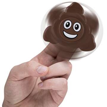 Kangaroo Emoji Poop Fidget Spinner, Perfect for Emoji Party Supply & Emoji Party Favors, Cool Fidget...