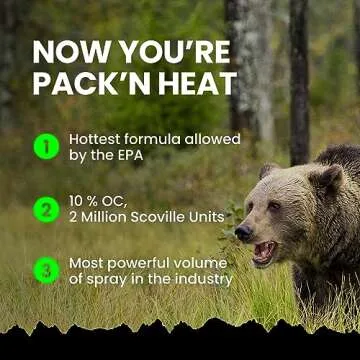 Griz Guard Bear Spray & Holster - Strongest EPA Formula