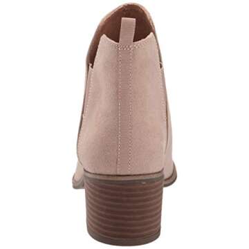 Dr. Scholl's Shoes Womens Teammate Slip On Chelsea Dress Ankle Boot, Putty Microfiber, 8.5 US