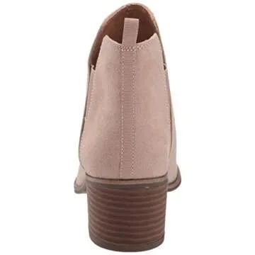 Dr. Scholl's Shoes Womens Teammate Slip On Chelsea Dress Ankle Boot, Putty Microfiber, 8.5 US