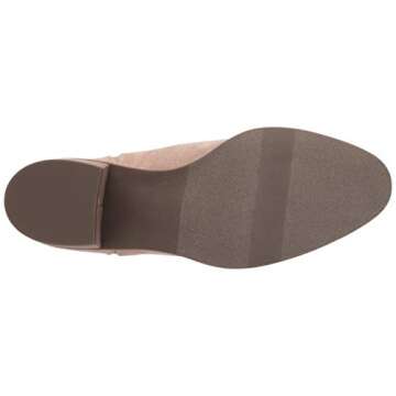 Dr. Scholl's Shoes Womens Teammate Slip On Chelsea Dress Ankle Boot, Putty Microfiber, 8.5 US
