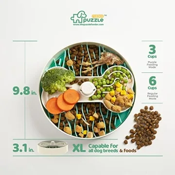 Puzzle Feeder Slow Feeder Dog Bowl for All Breeds