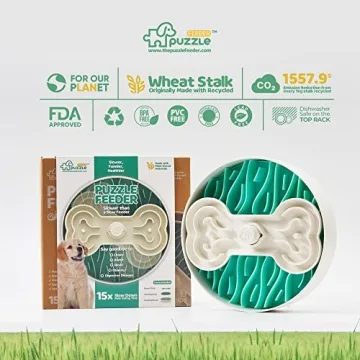 Puzzle Feeder Slow Feeder Dog Bowl for All Breeds