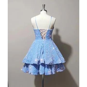 Red Sequin Prom Dress Perfect for Girls Aged 12-19