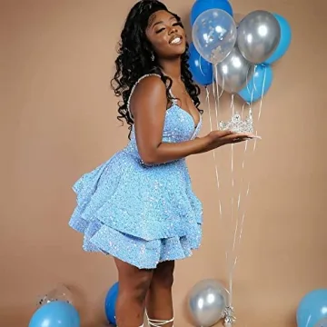 Red Sequin Prom Dress Perfect for Girls Aged 12-19