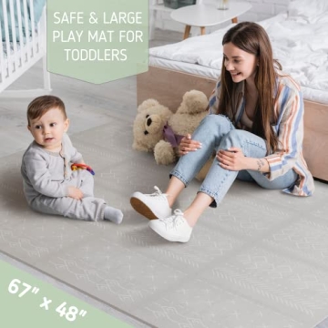 Stylish Baby Play Mat - Safe and Soft Play Area for Infants