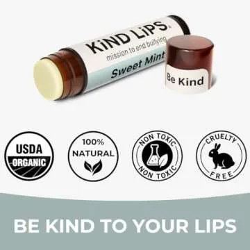 USDA Organic Lip Balm Variety 5 Pack – 100% Natural, Moisturizing Lip Care with Beeswax & Coconut ...