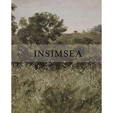 InSimSea Framed Canvas Wall Art Vintage Decor, Room Decor Wilderness Field Paintings Large Canvas Wall Art Prints, Nature Scenery Kitchen Bathroom Bedroom Decor, 16"x24"